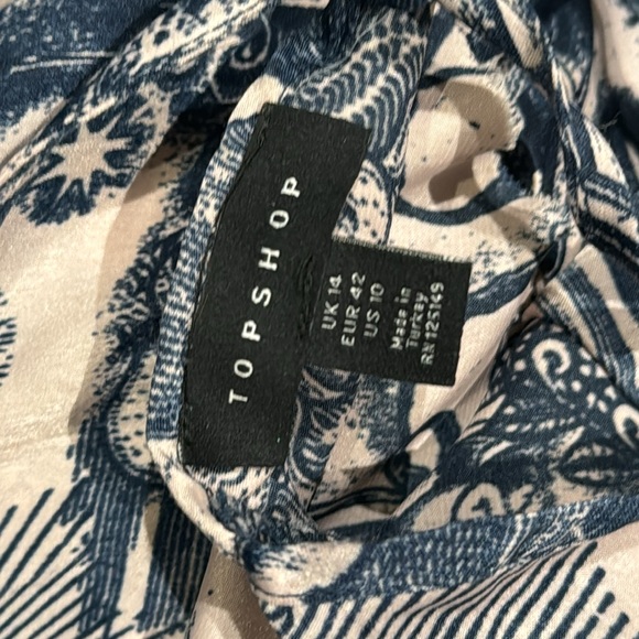 IDOL tattoo-print satin midi dress Top Shop - Picture 4 of 5